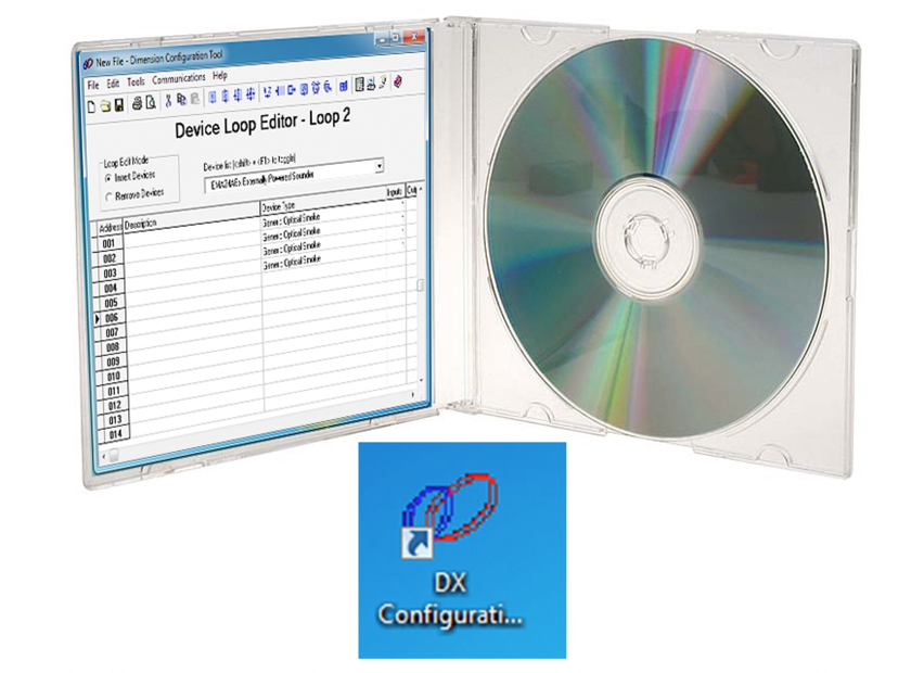 Software configuración centrales DX