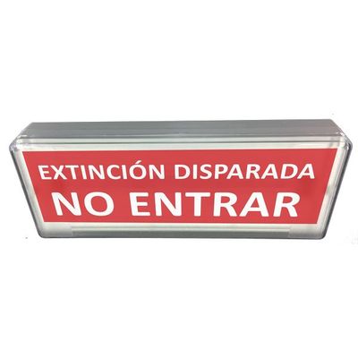 Rotulo Cartel de extinción